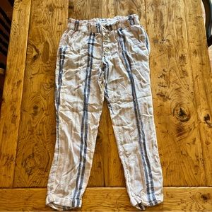 Linen rip curl pants